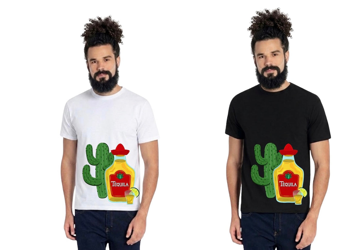 Playera de Algodón Tequila | Estampado Mexicano