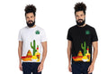 Playera de Algodón Cactus con Sombrero | Estampado Mexicano