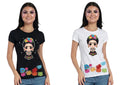 Playera de Algodón Muñeca Frida | Estampado Mexicano