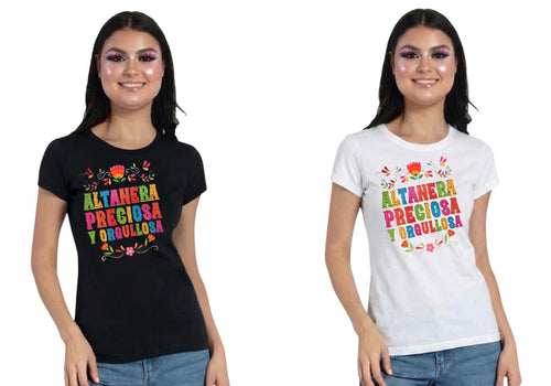 Playera de Algodón Altanera | Estampado Mexicano