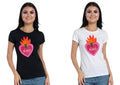 Playera de Algodón Corazón México | Estampado Mexicano