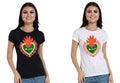 Playera de Algodón Corazón México II | Estampado Mexicano