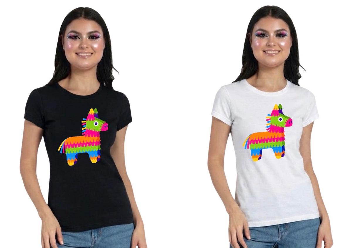 Playera de Algodón Caballo | Estampado Mexicano